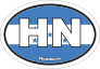 Honduras Hn Flag Oval Sticker