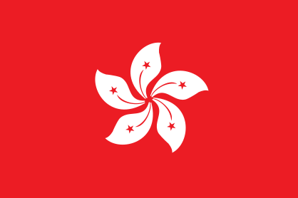 Hong Kong Flag Sticker