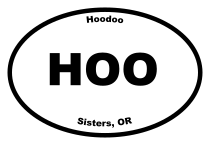 Hoodoo Oval Sticker