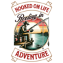 Hooked On Life Sticker