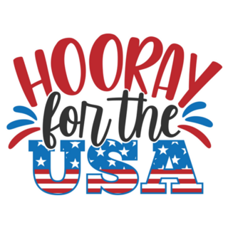 Hooray For The Usa - 4th Of July Sticker
