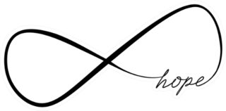 Hope Infinity Symbol Sticker
