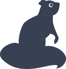 Hopeful Squirrel Sticker