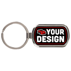 Horizontal Rectangle Key Chain