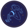 Horoscope Symbol Aquarius Sticker
