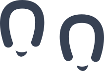 Horse Footprints Sticker