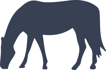 Horse Grazing Sticker