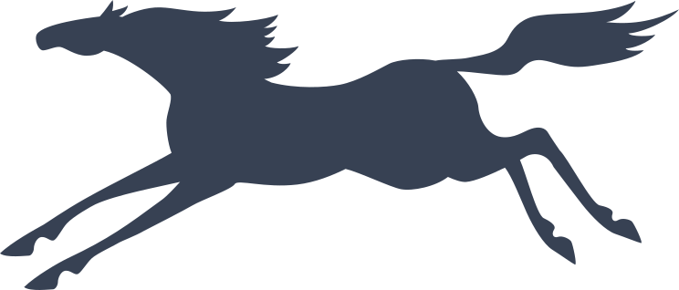 Horse Jumping In Air Sticker