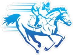 Horse Race Character Sticker