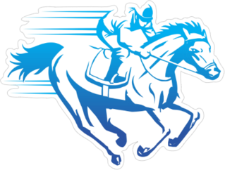 Horse Race Character Sticker
