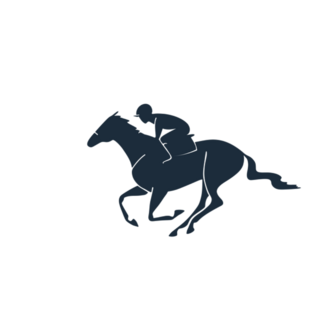 Horse Racing Kentucky Derby Emblem Sticker