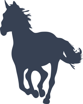 Horse Running Closer Sticker