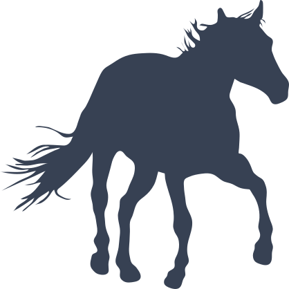 Horse Running Forward Sticker