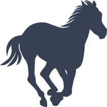 Horse Trotting Sticker