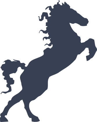 Horse With Curly Hair Sticker