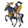 Horseback Knight Sticker