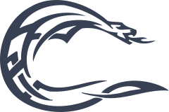 Horseshoe Tribal Snake Sticker