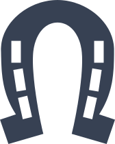 Horseshoe With Blocks Sticker