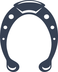 Horseshoe With Dots Sticker