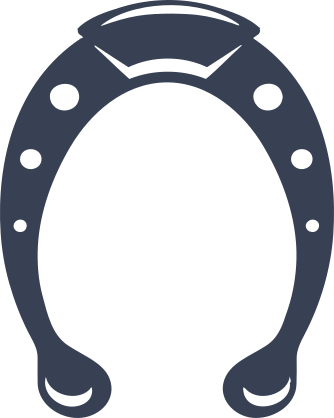 Horseshoe With Dots Sticker