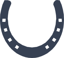 Horseshoe With Squares Sticker