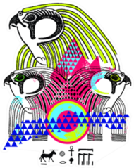 Horus The God Of Sky Sticker