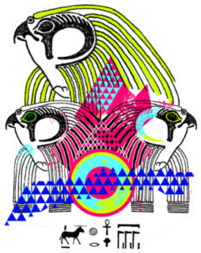 Horus The God Of Sky Sticker