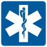 Hospital Symbol Sticker