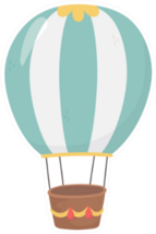 Hot Air Balloon Design Sticker