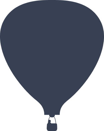 Hot Air Balloon Sticker
