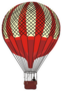 Hot Air Balloon Vintage Sticker