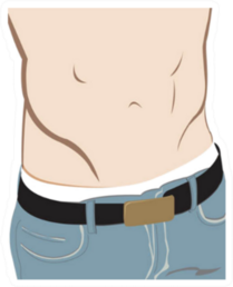 Hot Body Close Up Sticker