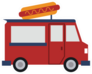 Hot Dog Food Truck Sticker