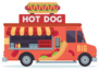 Hot Dog Truck Sticker
