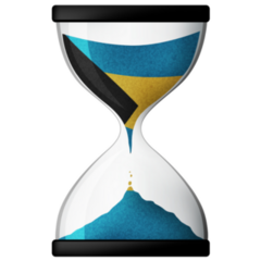 Hourglass Bahamas Sticker