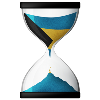 Hourglass Bahamas Sticker