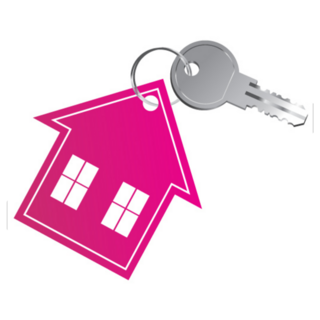 House Key Real Estate Sticker