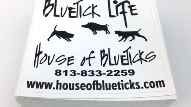 House of Blueticks Custom Rounded Rectangle Stickers