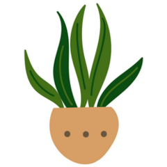 House Plant Snake Plant Design Sticker