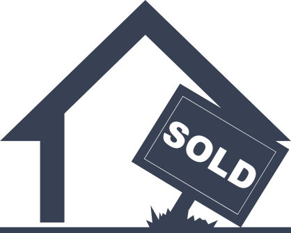House With Sold Sign Sticker