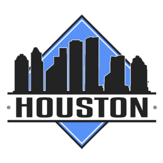 Houston Texas Skyline Logo Sticker
