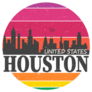 Houston Texas Skyline Souvenir Travel Sticker