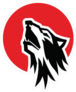 Howling Wolf Mascot Sticker