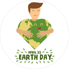 Hug Earth Sticker