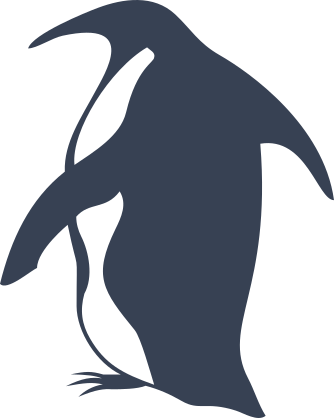 Huge Penguin Walking Sticker