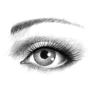 Human Eye Female Illustration Sticker