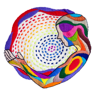 Human Head Chakra Body Mind Yoga Sticker
