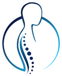 Human With The Spine In A Circle Chiropractor Sticker