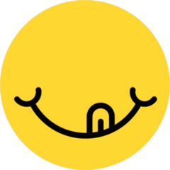 Hungry Emoji Face Sticker