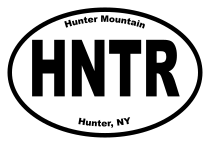 Hunter Mountain Oval Sticker